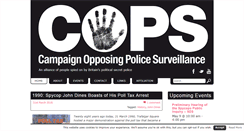 Desktop Screenshot of campaignopposingpolicesurveillance.com